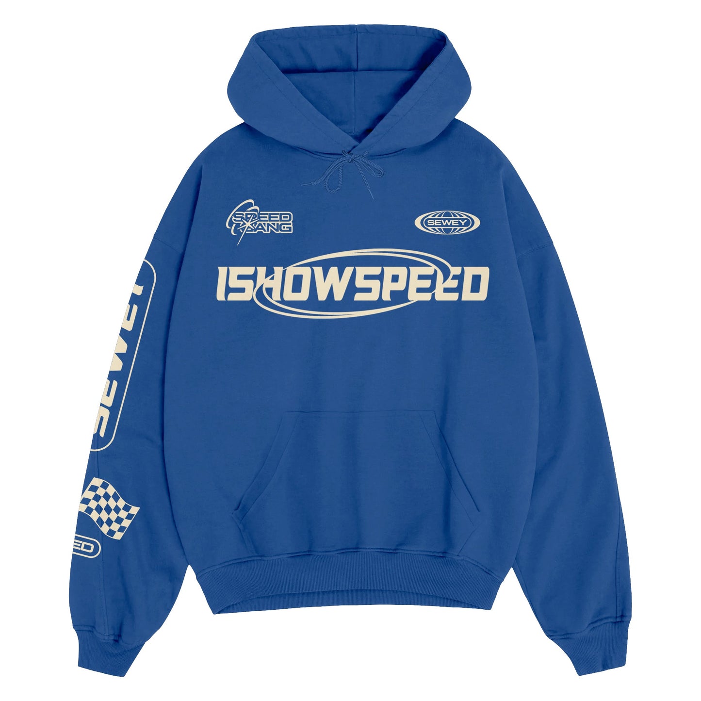 ishowspeed Racing Royal Hoodie