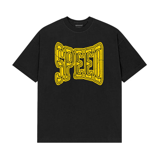 ishowspeed Logo Black Tee