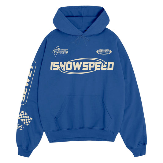 ishowspeed Racing Royal Hoodie