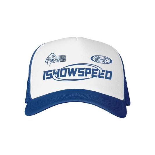 ishowspeed Racing Royal Trucker Hat