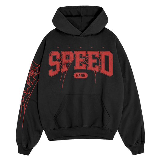 ishowspeed Spider Web Black Pullover